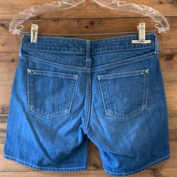 Anthropologie Pilcro Letterpress Womens Serif Fit Shorts 25 Denim Jean Stet 6" - Picture 2 of 8